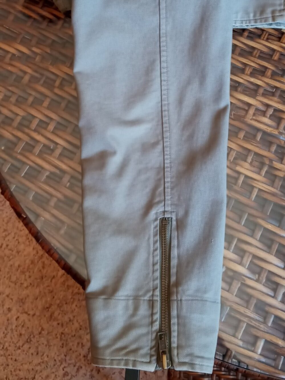 Old Navy Utility Military Jacket Women's XL Army Green Zip Button Front - Picture 12 of 14